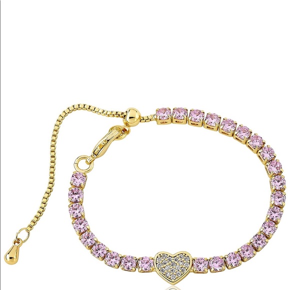 Baby Girl Infant 14k Gold-Plated Tennis - Picture 4 of 4